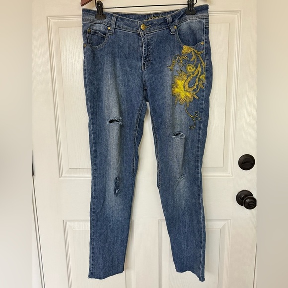 VINTAGE Y2K South Pole Embellished Denim Jeans - Approx. 34” - Picture 2 of 13